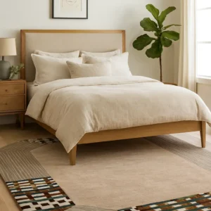 Dual Texture Elegant Hand-Tufted Rug