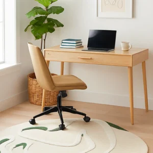 Abstract Hand-Tufted Rug