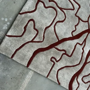 Hand-Tufted Viscose & Wool Rug
