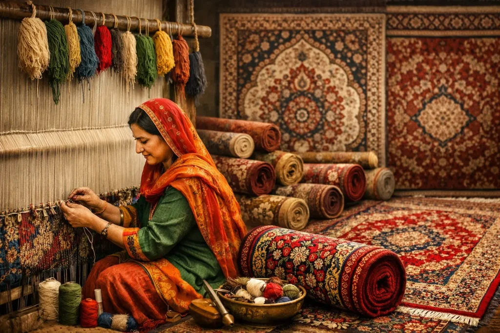 Handmade carpets India