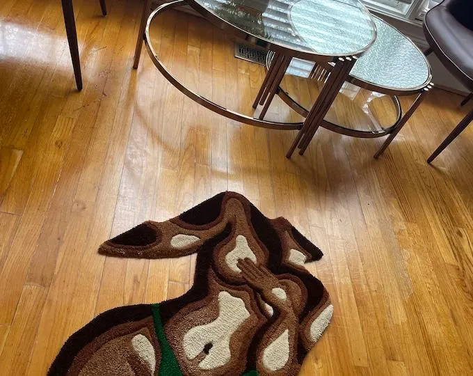 Custom Handmade Tufted Rug: Personalized Design, Acrylic or Wool - Image 3