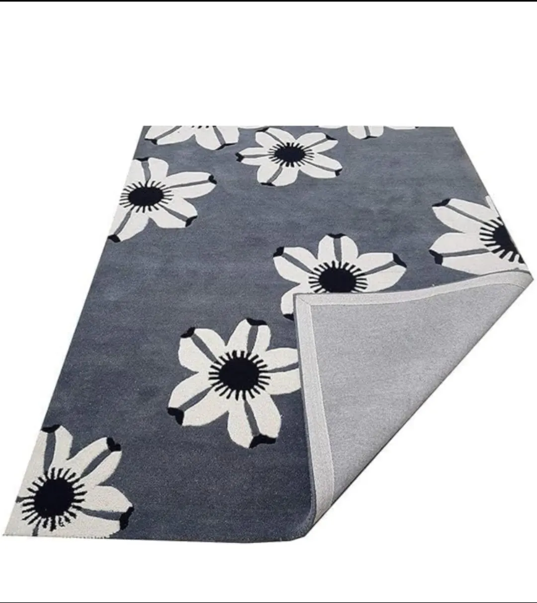 Hand-Tufted Modern Wool Rug with Cotton Backing – Stylish & Durable - Image 4