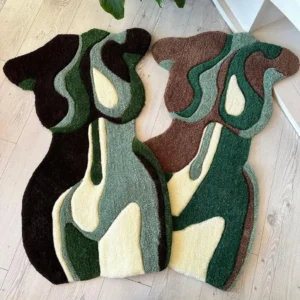 Custom Handmade Tufted Rug: Personalized Design, Acrylic or Wool