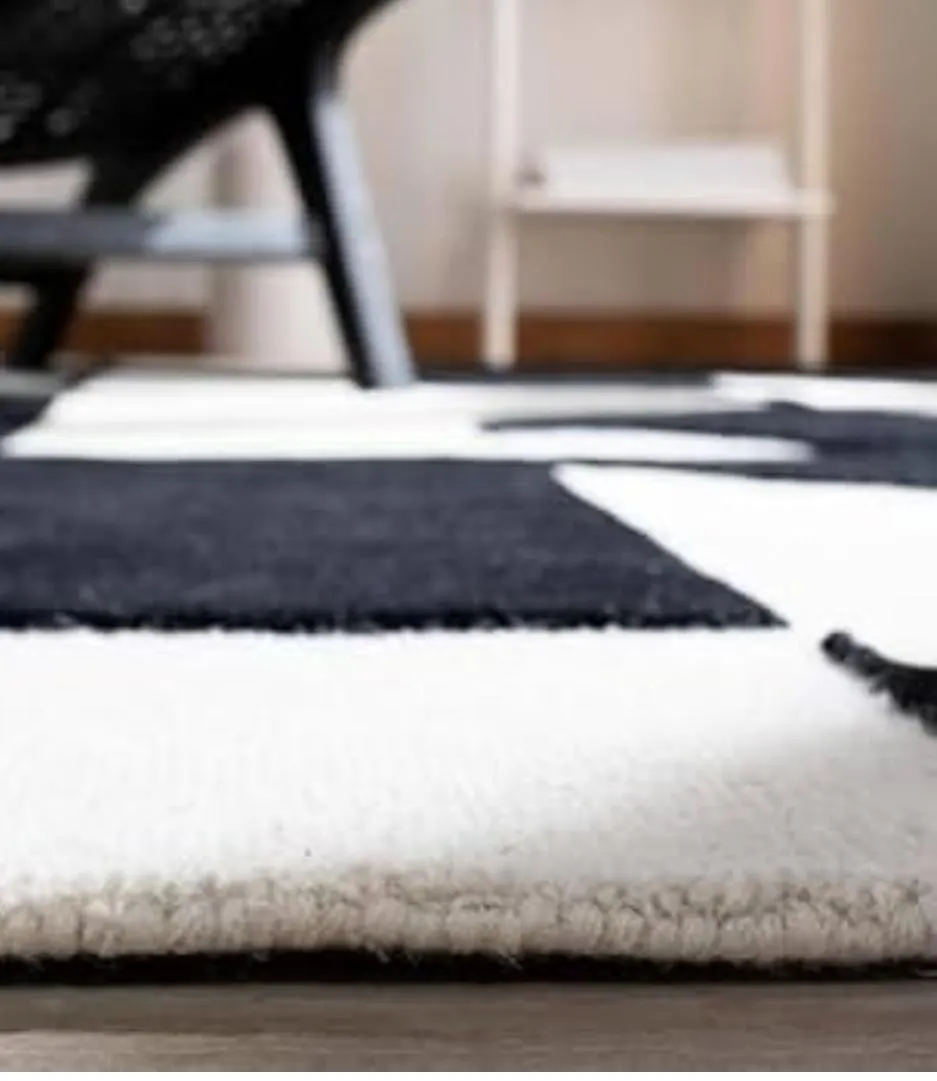 Hand-Tufted Modern Wool Rug with Cotton Backing – Stylish & Durable Floral carpet - Image 2