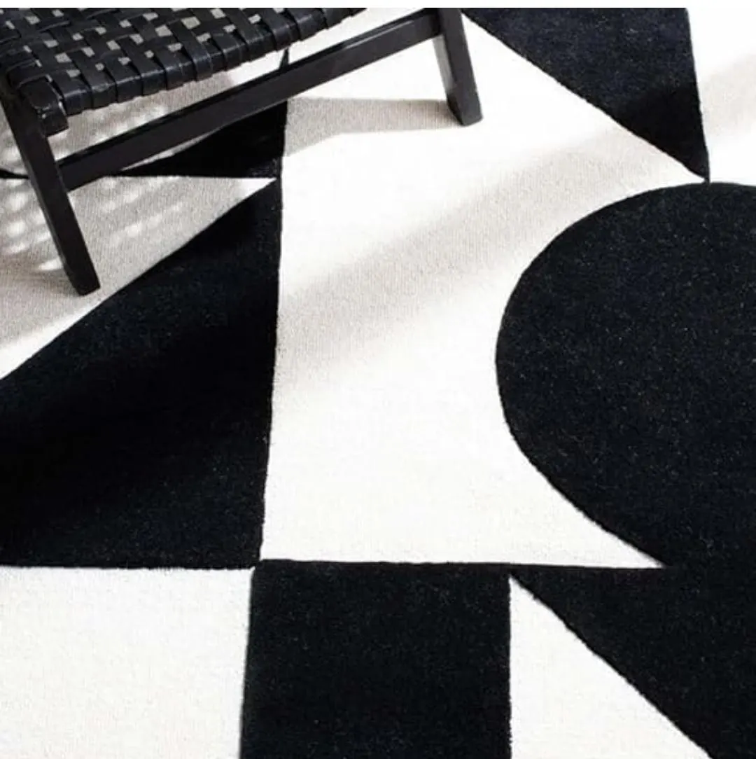 Hand-Tufted Modern Wool Rug with Cotton Backing – Stylish & Durable Floral carpet - Image 3