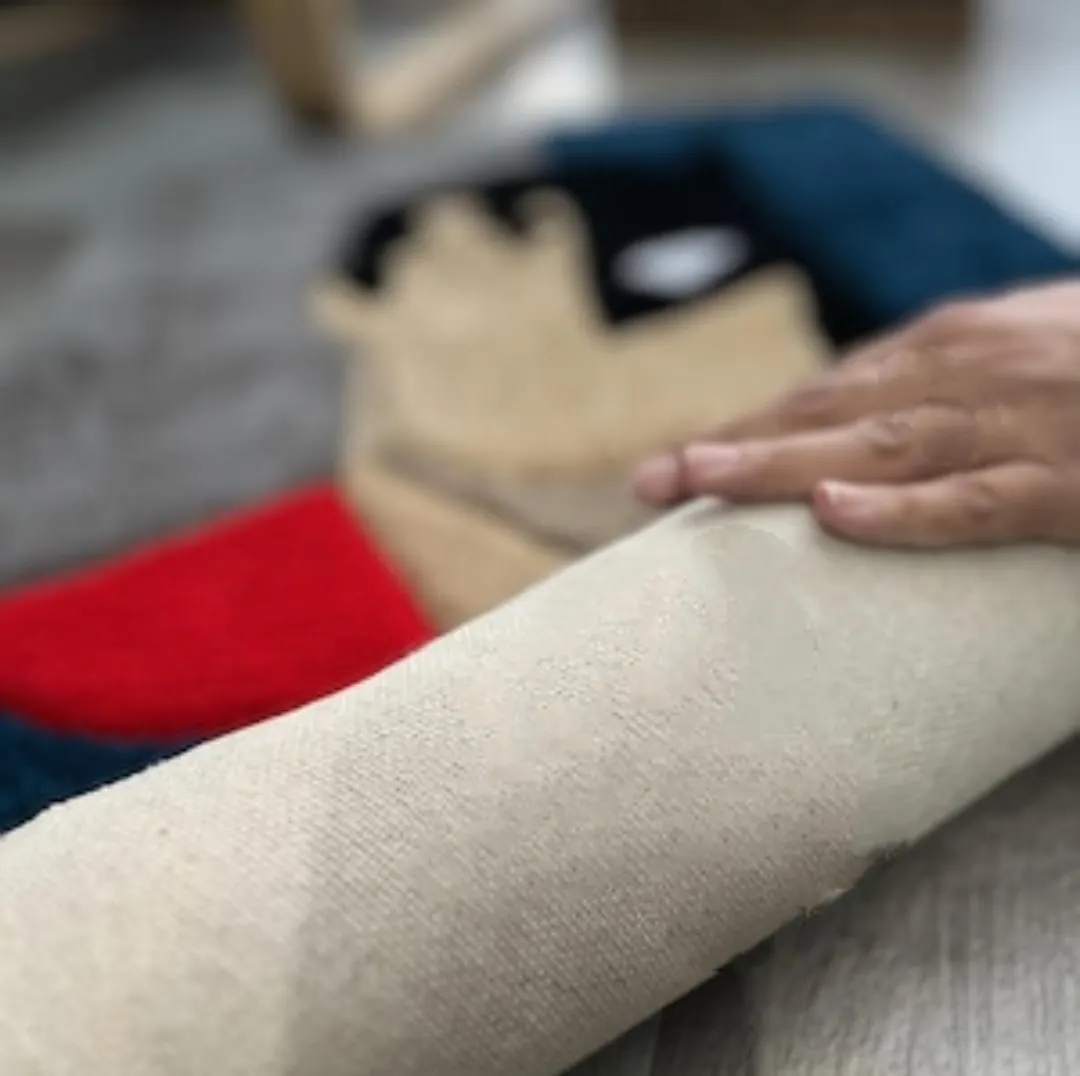 Hand Tufted Wool Silk Rug, Superhero Art, Kids Room Decor - Image 2